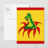 Capo, der kleine Drache Postkarte (Vorne/Hinten)