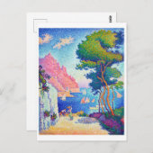 Capo di Noli, Signac Postkarte (Vorne/Hinten)