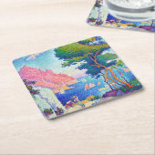 Capo di Noli, Signac Rechteckiger Pappuntersetzer (angewinkelt)