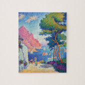Capo di Noli von Paul Signac Puzzle (Vertikal)