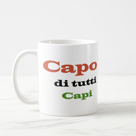 Capo di Tutti Kaffeetasse (Links)