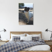 Capo von Oppenheim, Jack Russell Terrier, Dog Leinwanddruck (Insitu (Schlafzimmer))