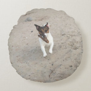 Capo von Oppenheim Jack Russell Terrier, Dog Rundes Kissen