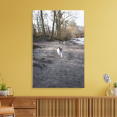 Capo von Oppenheim, Jack Russell Terrier, Hund Leinwanddruck (Insitu (Wohnzimmer))