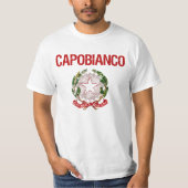 Capobianco Italiener-Familienname T-Shirt (Vorderseite)