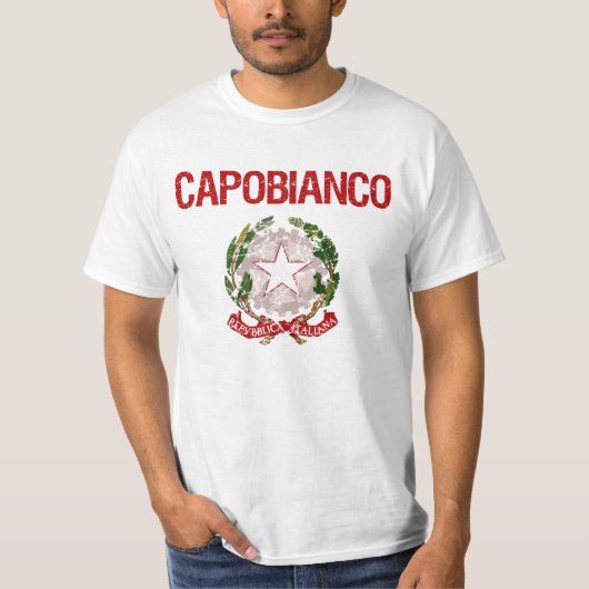 Capobianco Italiener-Familienname T-Shirt (Vorderseite)