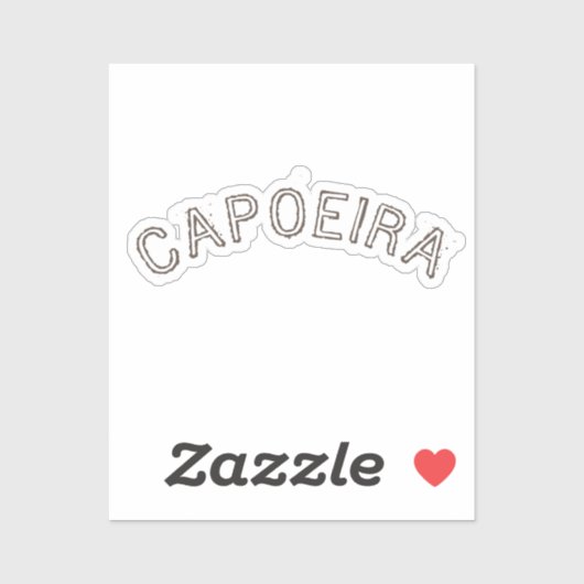 Capoeira Aufkleber (Blatt)