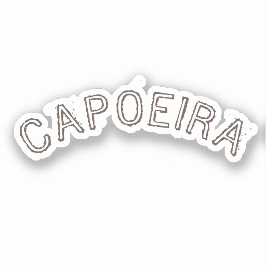 Capoeira Aufkleber (Vorderseite)