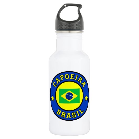 Capoeira Brasil Edelstahlflasche (Vorderseite)