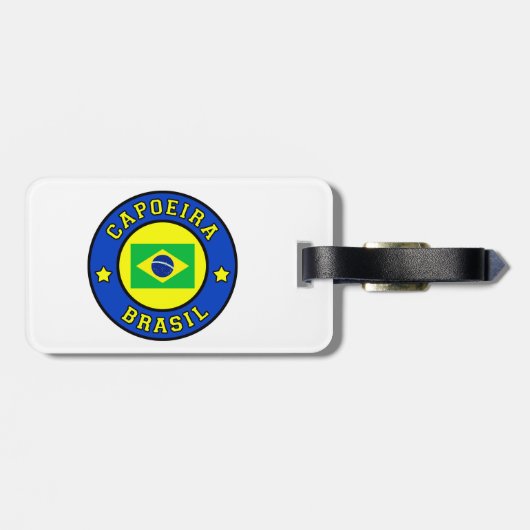 Capoeira Brasil Gepäckanhänger (Rückseite horizontal)