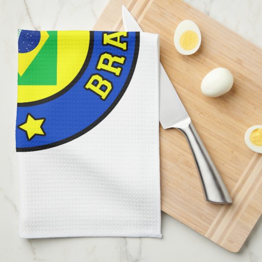 Capoeira Brasil Geschirrtuch (Viertel Falte)