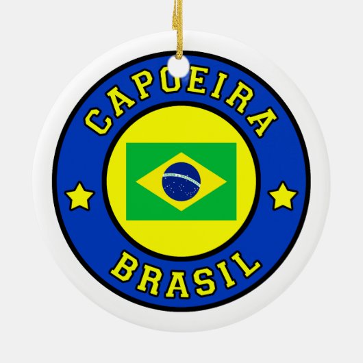 Capoeira Brasil Keramik Ornament (Hinten)