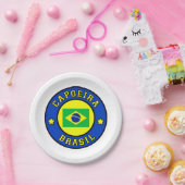 Capoeira Brasil Pappteller (Party)