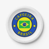 Capoeira Brasil Pappteller (Vorderseite)