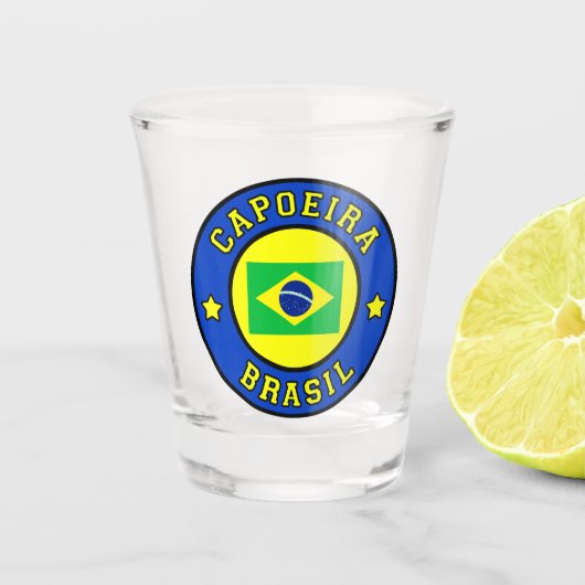 Capoeira Brasil Schnapsglas (Vorderseite)