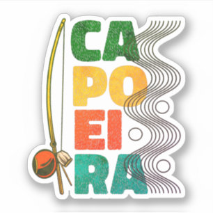 Capoeira brasilianische Kampfkunst  Aufkleber