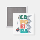 Capoeira - Brasilianische Kampfkunst Magnet (Vorderseite/Rückseite)