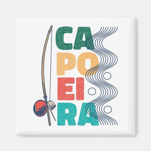 Capoeira - Brasilianische Kampfkunst Magnet (Vorne)
