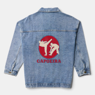 Capoeira Brazil Dancer Martial Training Athlete 1 Jeansjacke