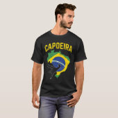 Capoeira Brazil Flag Afro Brazilian Martial Arts D T-Shirt (Vorne ganz)