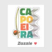 Capoeira Brazilian Martial Art Aufkleber (Blatt)