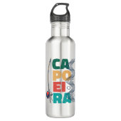 Capoeira Brazilian Martial Art Edelstahlflasche (Vorderseite)