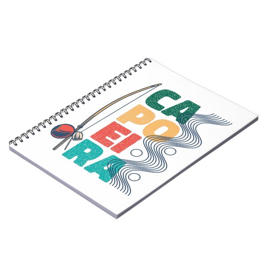 Capoeira Brazilian Martial Art Notizblock (Linke Seite)