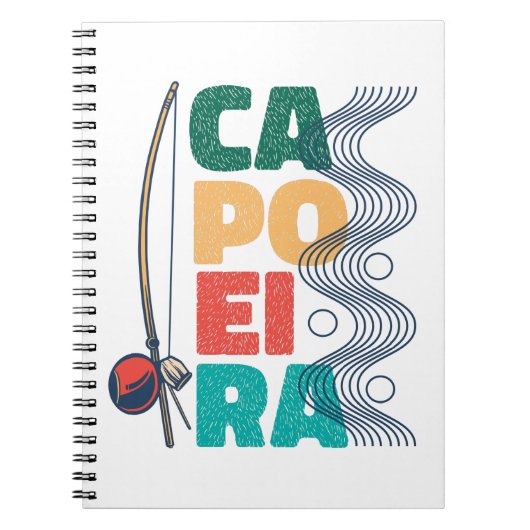 Capoeira Brazilian Martial Art Notizblock (Vorderseite)