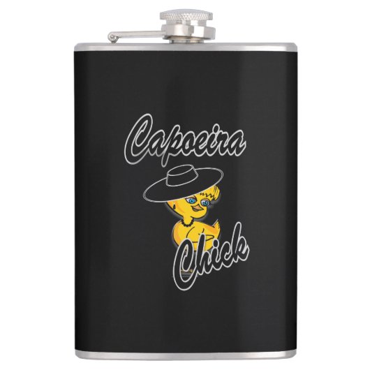 Capoeira Chick #4 Flachmann (Vorderseite)