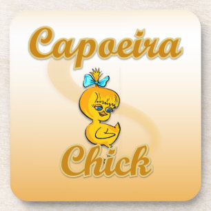 Capoeira Chick Getränkeuntersetzer