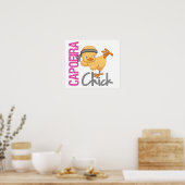 Capoeira Chick Poster (Küche)