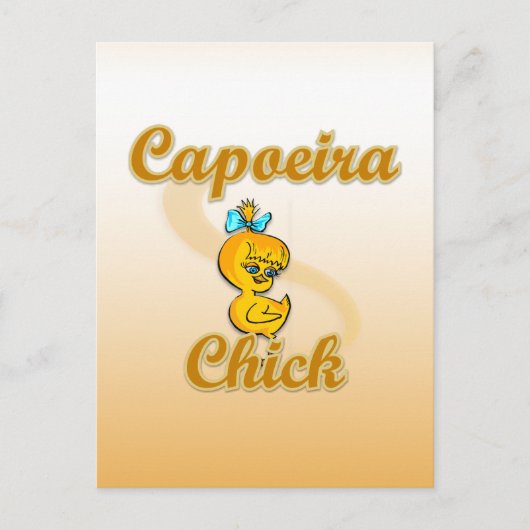 Capoeira Chick Postkarte (Vorderseite)