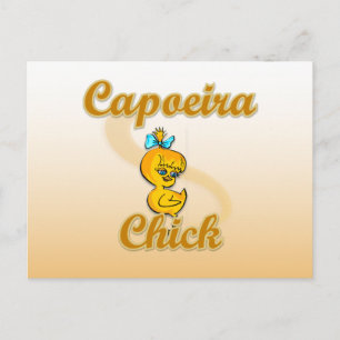 Capoeira Chick Postkarte