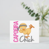 Capoeira Chick Postkarte (Stehend Vorderseite)