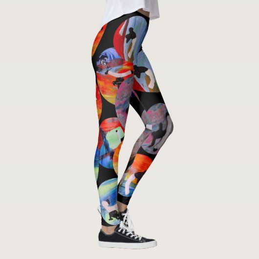 capoeira ginga abada Samba-Fitness-Mixed Martial Leggings (Rechts)