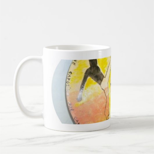 capoeira ginga Axtkaffee-Tassenschale Kaffeetasse (Links)