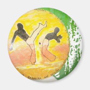 capoeira ginga Axtmagnet Magnet