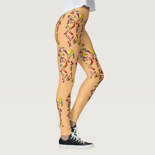 Capoeira Ginga Bekleidung Leggings (Rechts)