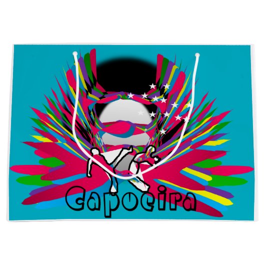 capoeira große geschenktüte (Vorderseite)