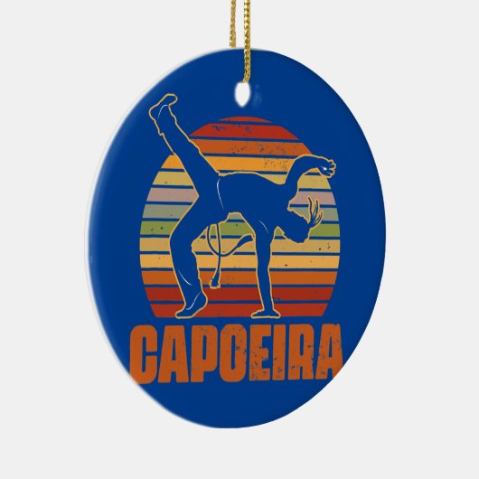 Capoeira Kickboxing Tanz Kampf Mixed Martial Keramik Ornament (Rechts)