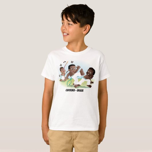Capoeira Kids Brasilien T-Shirt (Vorne ganz)