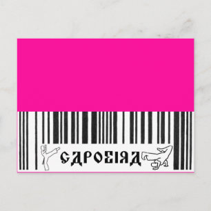 Capoeira Liebe für Kampfkunst Brasilien Postkarte