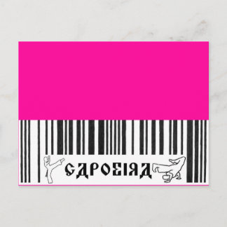 Capoeira Liebe für Kampfkunst Brasilien Postkarte