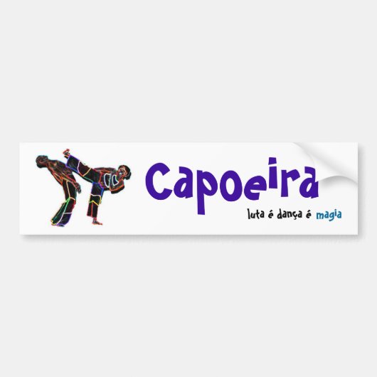 Capoeira, luta danca magia autoaufkleber (Vorne)