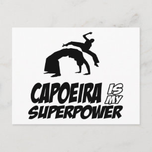 Capoeira meine Supermacht Postkarte
