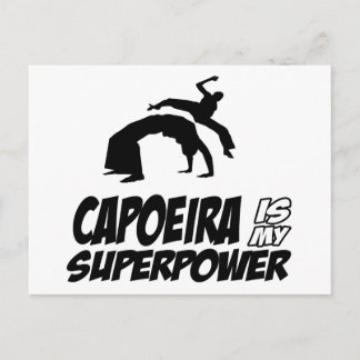 Capoeira meine Supermacht Postkarte
