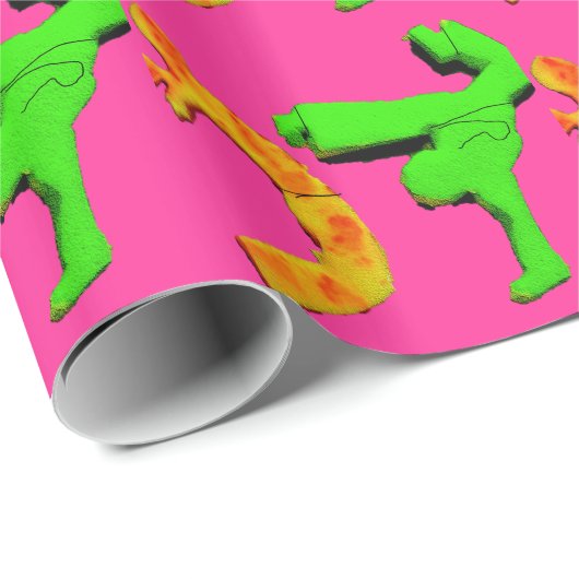 capoeira Mixed Martial Geschenkpapier (Rolleneckpunkt)