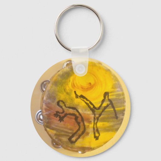 capoeira music pasax Schlüsselanhänger (Vorderseite)