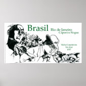 Capoeira Nagoa Brasil Poster (Vorne)
