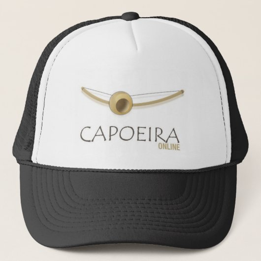 Capoeira on-line-Grafik Truckerkappe (Vorderseite)